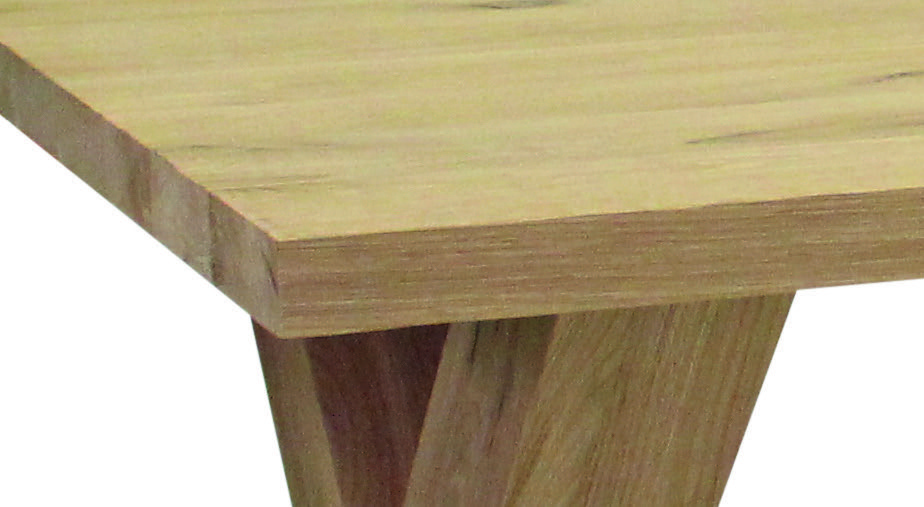 Eiche Tischplatte - Old Style mit V-Fuge