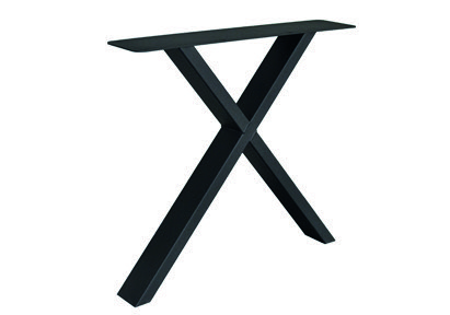 Tischuntergestell Metall X Fineline (2 Stück) - Grey